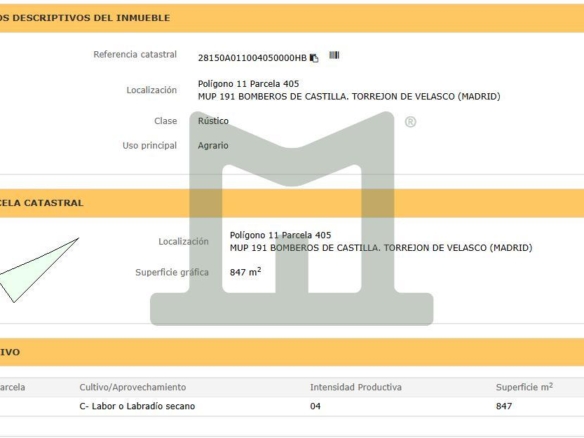 Monte Bomberos Castilla, poligono 11, p…, 28990
